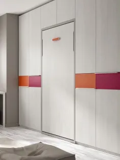 Cama abatible individual vertical 90x190 en Mueble Descanso Málaga