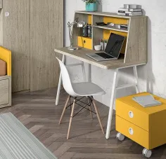 Escritorio con carga por usb y altavoz