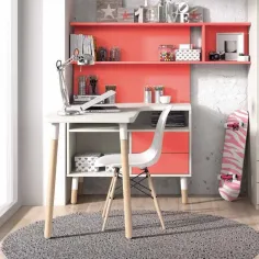 Escritorio moderno en L orientación derecha