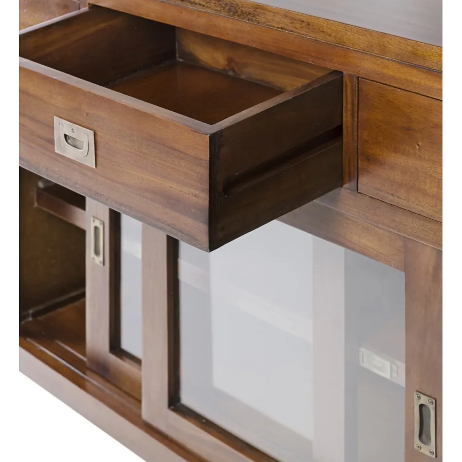 APARADOR FLAMINGO MADERA DE CAOBA ESTILO COLONIAL