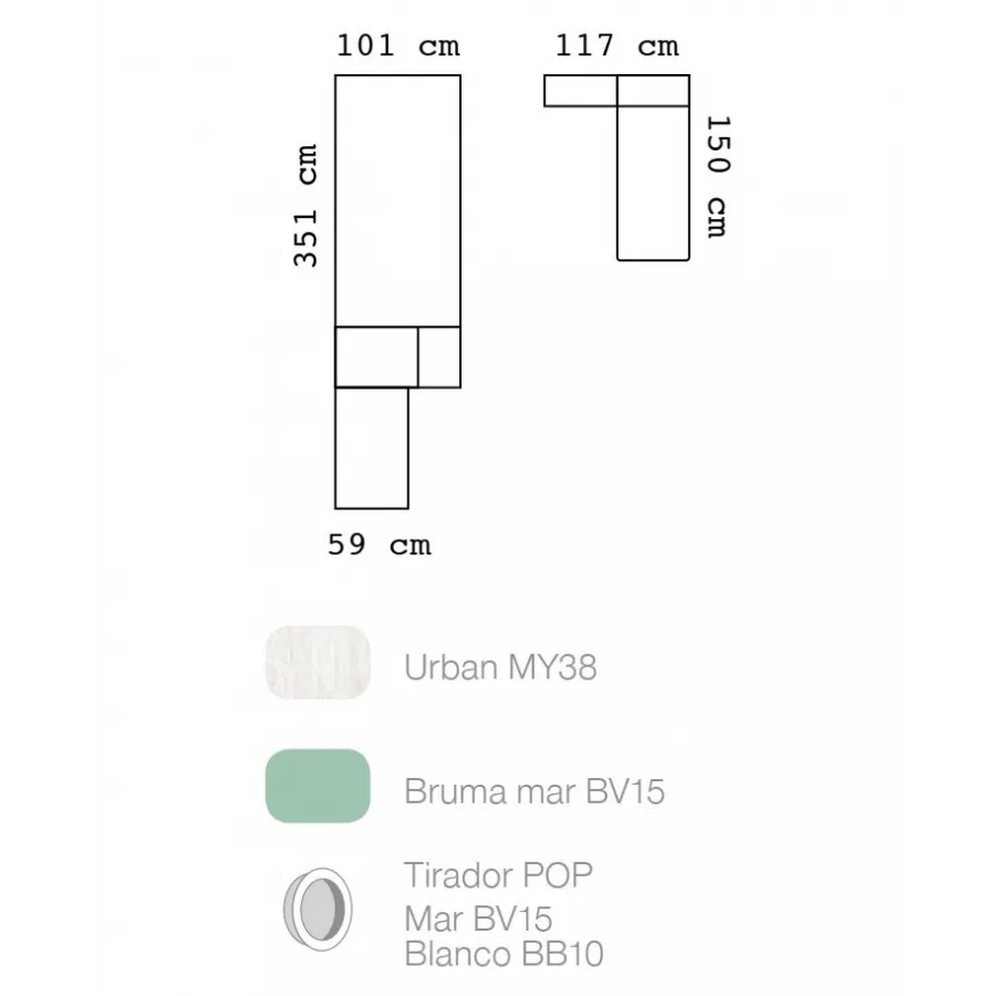 Dormitorio juvenil con escalera de cajones