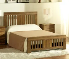 Cama Coral Barras colonial madera maciza