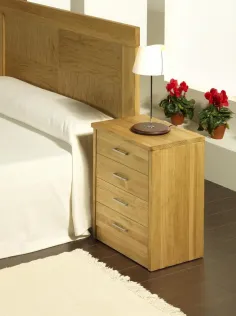 Mesita 4 cajones Nova madera maciza