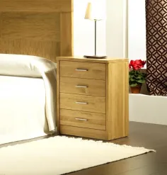 Mesita 4 cajones Nova madera maciza 2