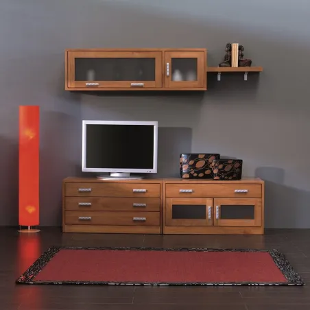 Salón colonial madera maciza 200 cm.