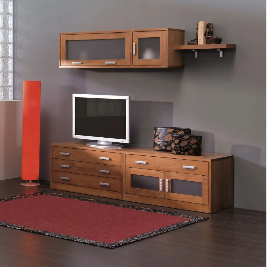 Salón colonial madera maciza 200 cm.