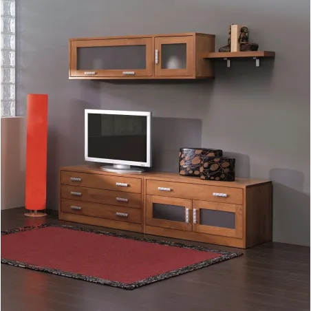 Salón colonial madera maciza 200 cm.