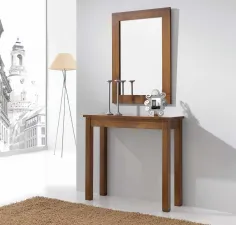 Entradita colonial Coral con espejo