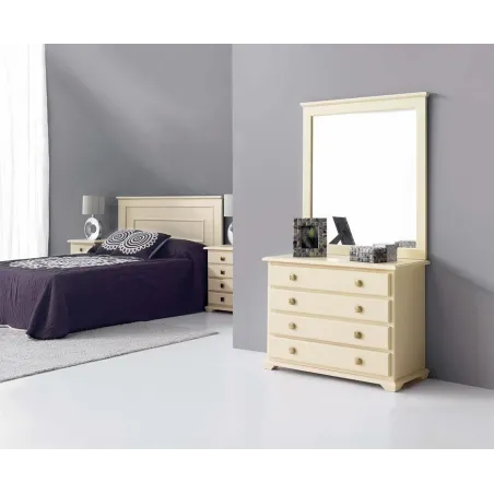 Dormitorio Maya clásico contemporáneo con armario