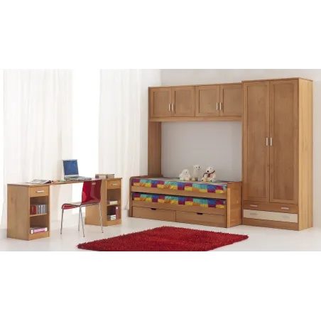 Juvenil moderno Nova con puente en madera de pino