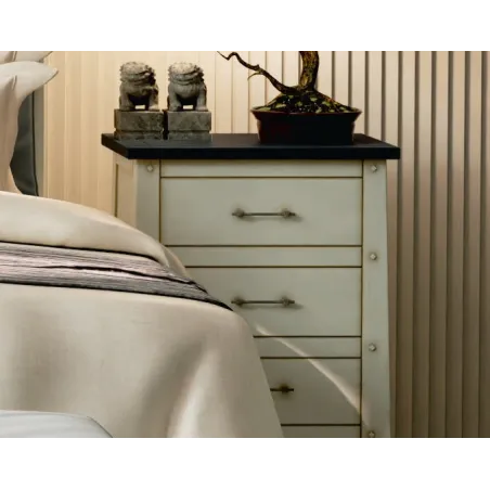 MESITA DE NOCHE RUSTICA 3 cajones en MUEBLEDESCANSO.COM