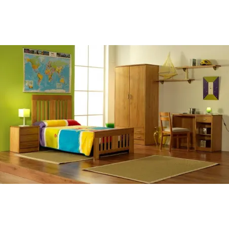 Dormitorio juvenil Barras colonial con armario