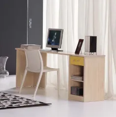 Escritorio moderno madera maciza con colores a elegir