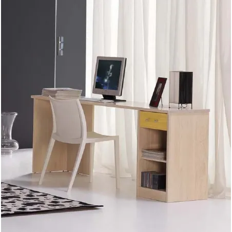 Escritorio moderno madera maciza con colores a elegir