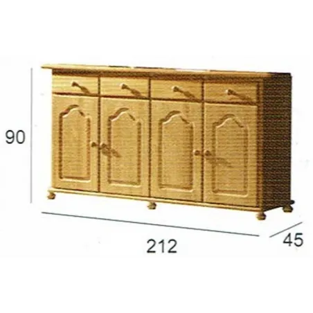 PLATERO MADERA 2 MEDIDAS