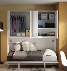 Cama abatible con armario en la tienda de MuebleDescanso Málaga 2