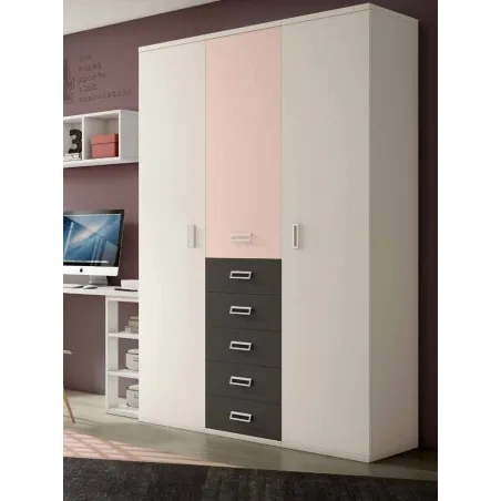 Armario sinfonier de tres puertas