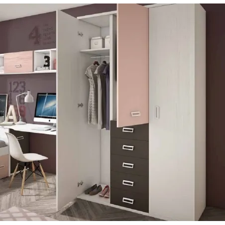 Armario sinfonier de tres puertas