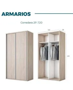 Armario puertas corredera 120 cm. 2