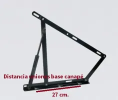 JUEGO DE HERRAJES Y PISTONES PARA CANAPÉ 2