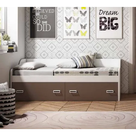 Cama nido con cajones