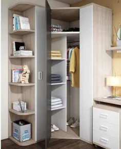 Armario rincón con terminal zapatero 2