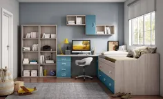 Dormitorio juvenil Lollipop con cama compacta