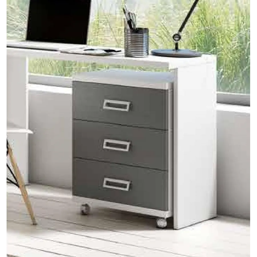 Mesita noche con cajones gran capacidad