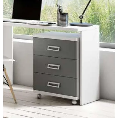 Mesita noche con cajones gran capacidad