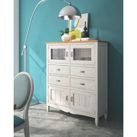 VAJILLERO AMBERES PUERTAS DE MADERA GRUPO SEYS