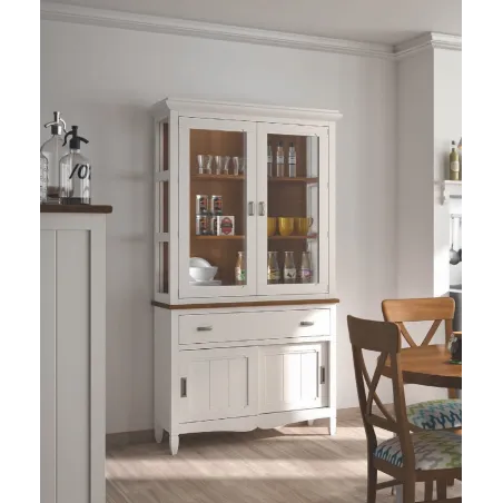 MUEBLE VITRINA CON BAJO APARADOR AMBERES GRUPO SEYS