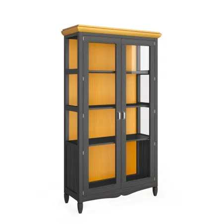 VITRINA DOS PUERTAS LARGAS COLONIAL AMBERES