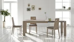 Mesa 1 extensible de carro Évora madera