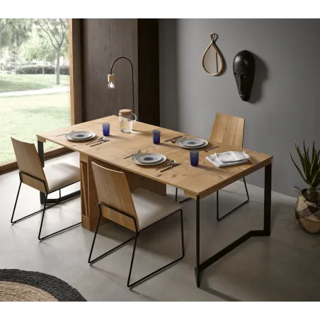 Mesa consola modelo Lika de Pemi con 4 extensibles