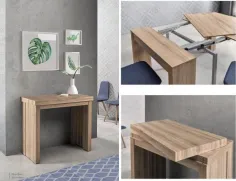 Mesa consola modelo Lumier de Pemi cuatro extensibles 2