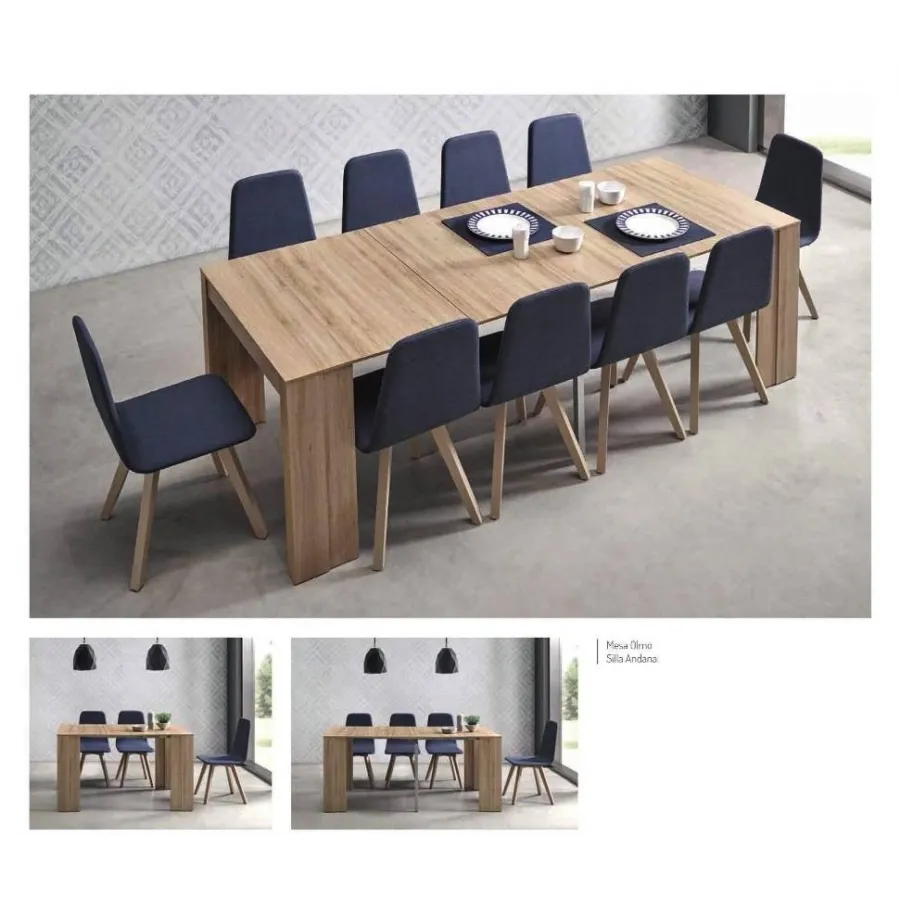 Mesa consola modelo Lumier de Pemi cuatro extensibles