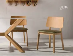 Silla respaldo bajo Vilma 2