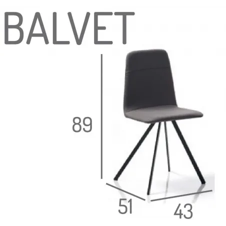 Silla moderna Balvet