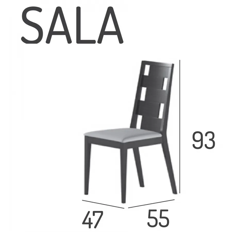 Silla Sala madera de haya