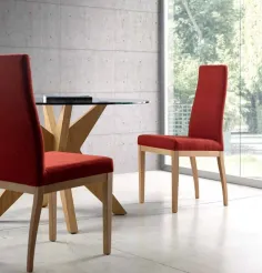 Silla moderna tapizada Magic