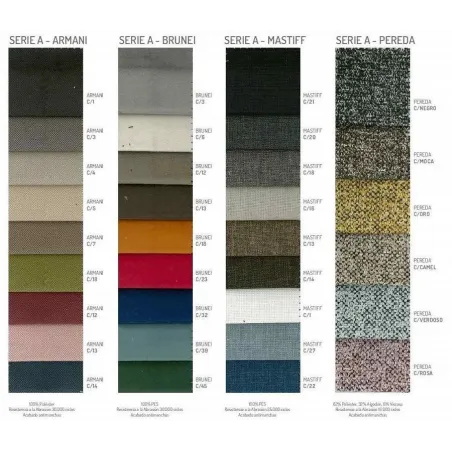 Silla moderna tapizada Magic