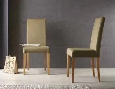 Silla tapizada pata recta Venus