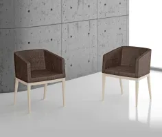 Sillón tapizado Tetris de diseño moderno