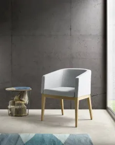 Sillón tapizado Tetris de diseño moderno 2