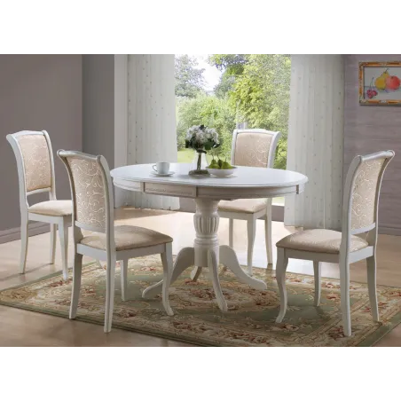 silla tapizada de diseño neoclásico en Mueblesguadalhorce.es