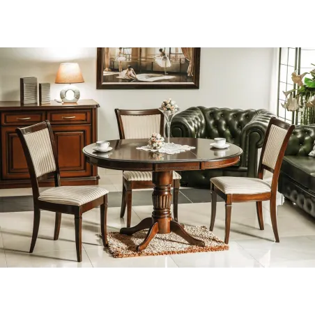 silla tapizada de diseño neoclásico en Mueblesguadalhorce.es