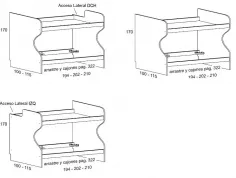 CAMA COMPACTA altura 72cm. 2