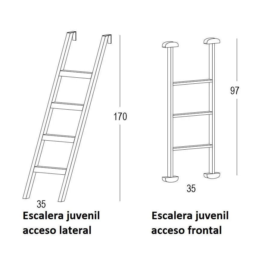 ESCALERA METÁLICA LITERA