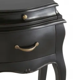 MESITA VINTAGE NEGRA 2 CAJONES en Mueblesguadalhorce.es 2