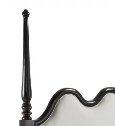 CAMA VINTAGE NEGRA en Mueblesguadalhorce.es 2